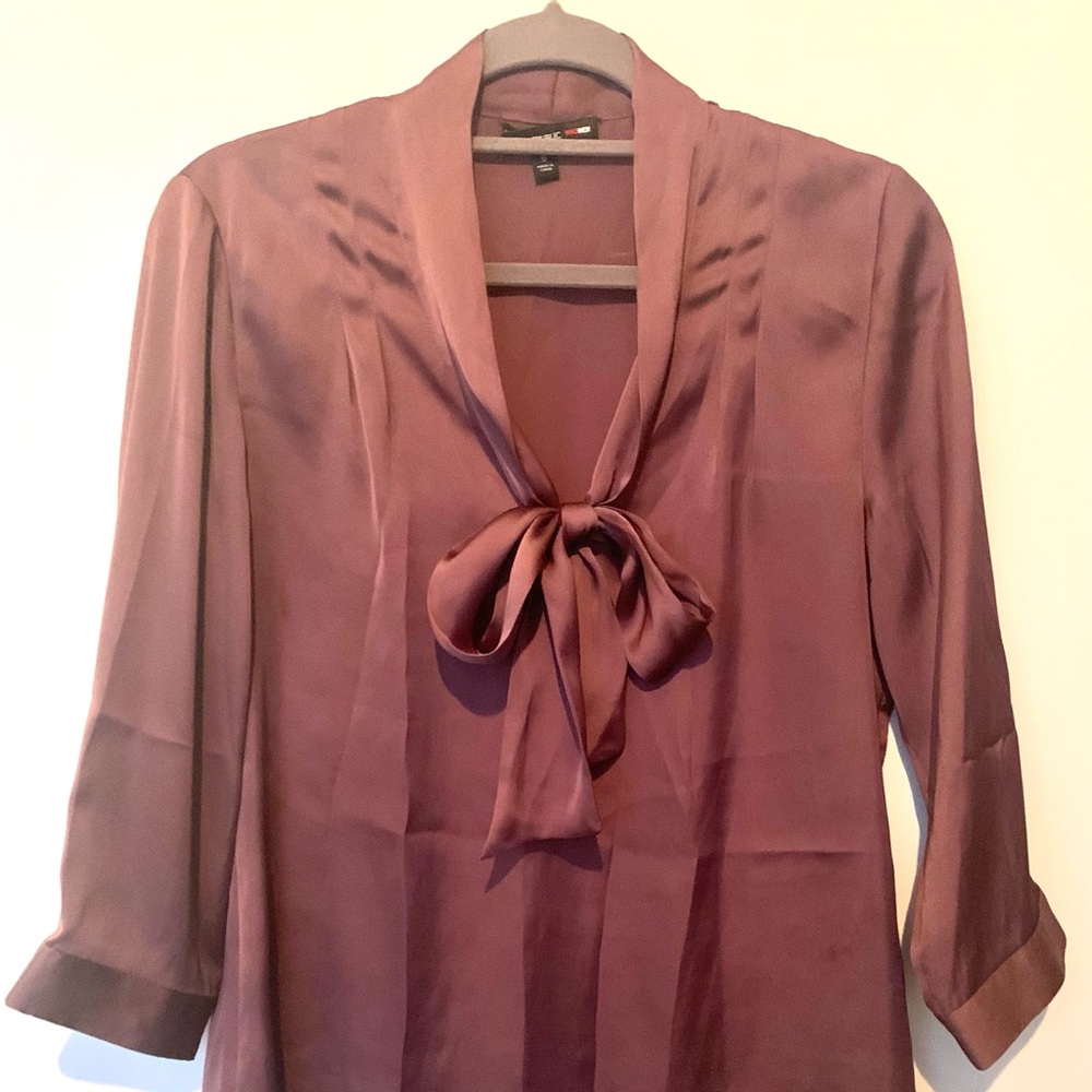 Banana Republic MAD MEN Dusty Purple/Mauve Blouse